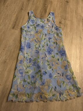 City Triangles Light Blue Sleeveless Top